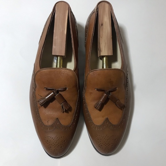 Bally Parawet Two-tone Brown Leather Loafer 12D - Picture 3 of 9
